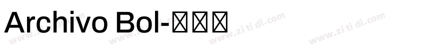 Archivo Bol字体转换